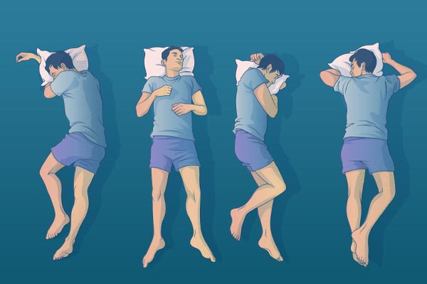 بهترین حالت بدن برای داشتن خواب آرام